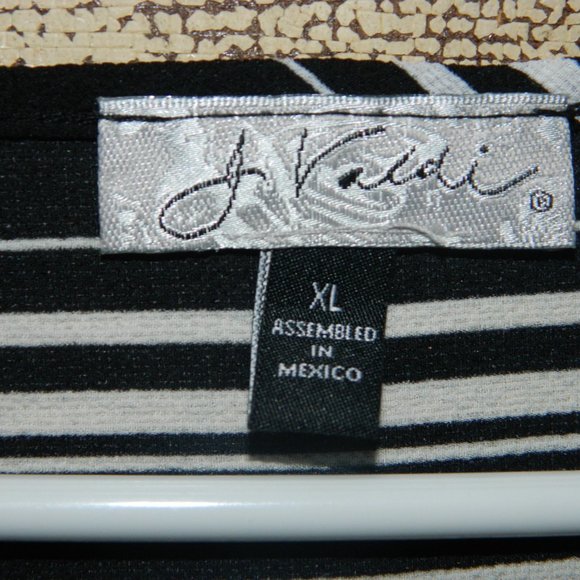 J Valdi Stripe Swimsuit Cover Up Size XL (BB-33) - Picture 2 of 4